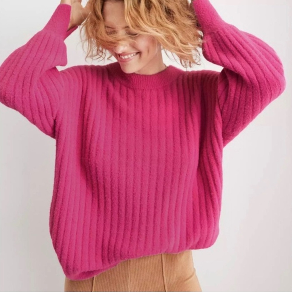 Aerie Oversized Buttercream Sweater